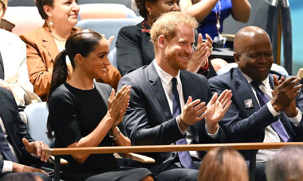 El príncipe Harry define a Meghan como su 'alma gemela' durante un acto de la ONU en Nueva York