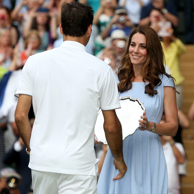 ¡Punto, set y partido! La duquesa de Cambridge y Roger Federer, 'pareja tenística' por un motivo de peso