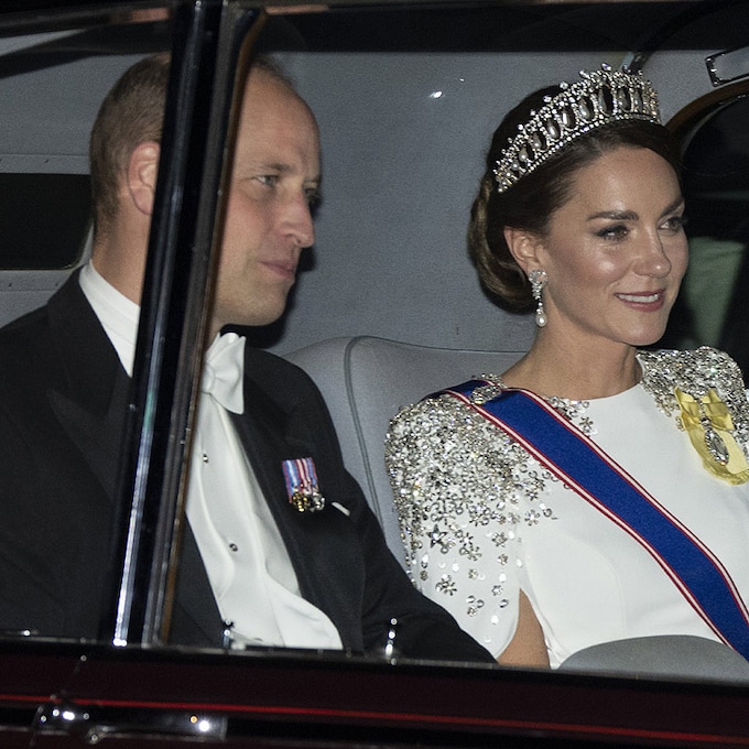 La historia de las tiaras de la reina Camilla y la princesa de Gales en la primera cena de gala del reinado de Carlos III