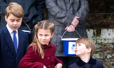 Los gestos más simpáticos de los príncipes George, Charlotte y Louis en la reunión navideña de los Windsor