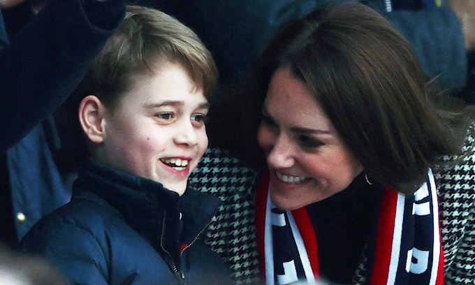 Kate Middleton con el príncipe George