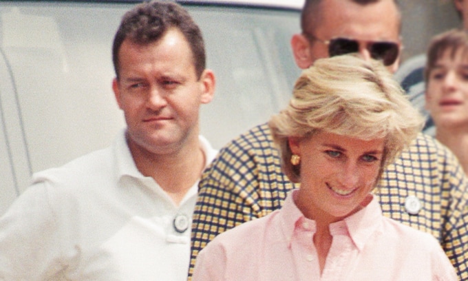 Diana de Gales con Paul Burrell 