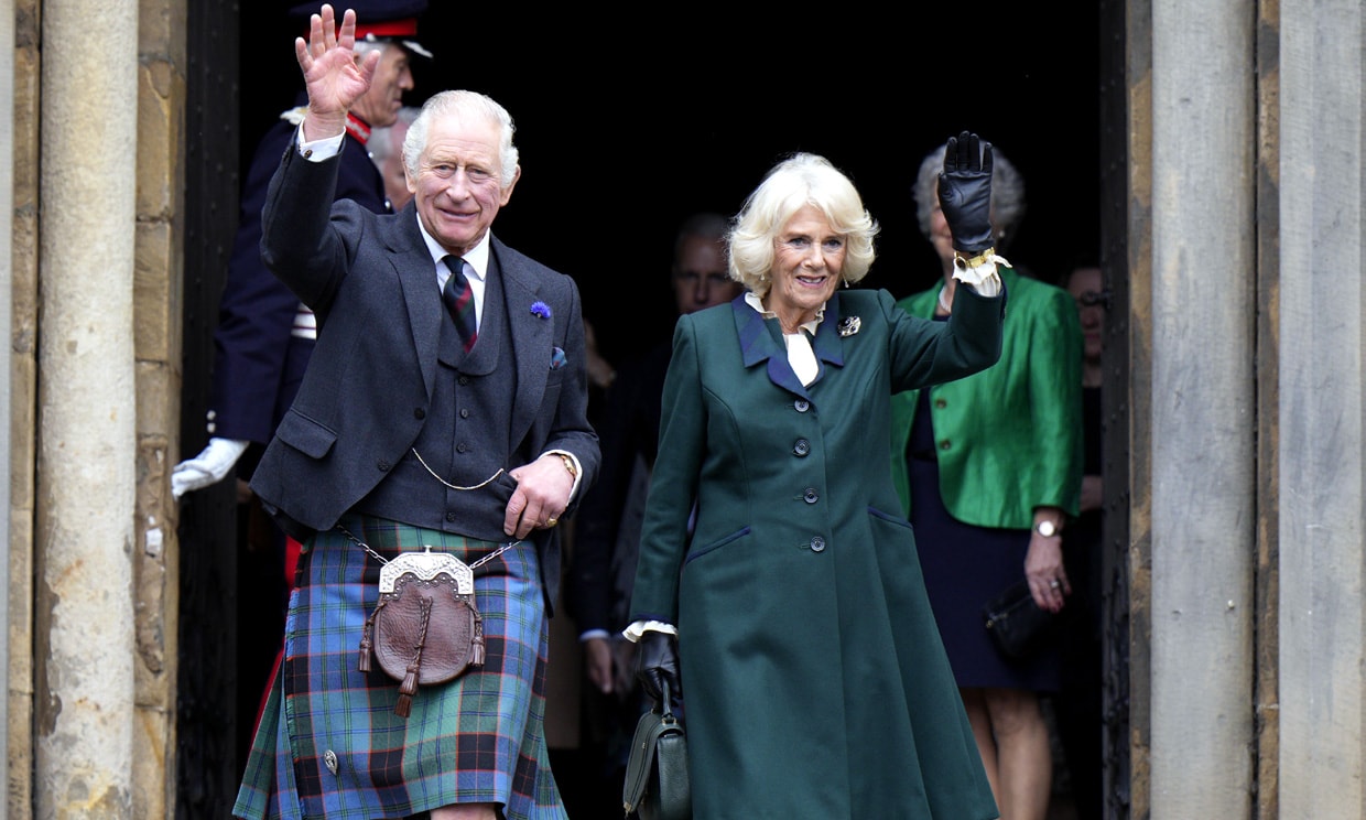 Carlos III y Camilla en Escocia