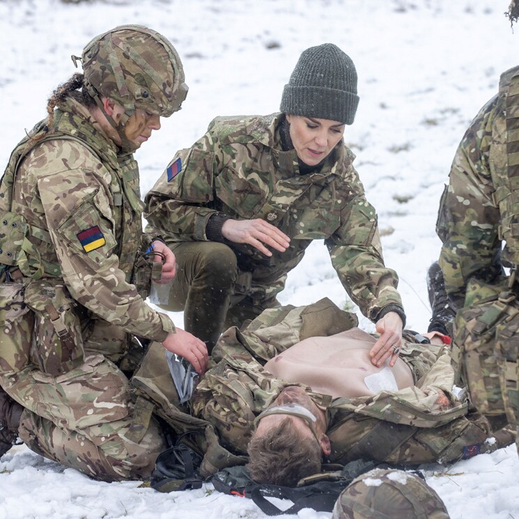 ¡Bienvenida, coronel! Kate Middleton pasa un día entrenando con la Guardia Irlandesa