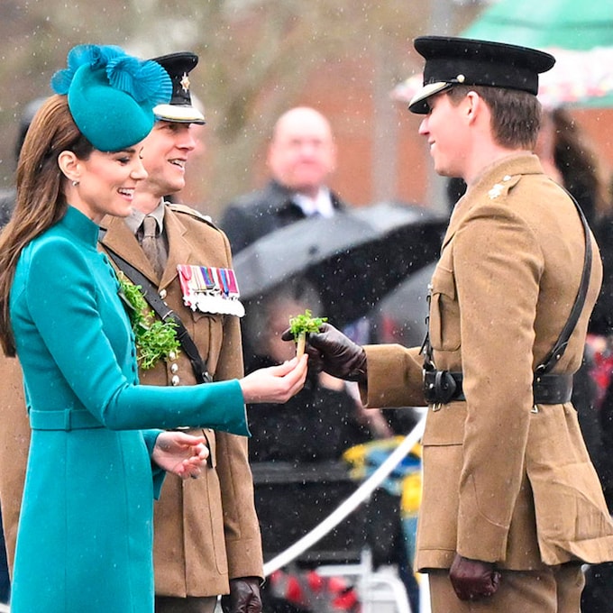 La princesa de Gales debuta en el día de San Patricio como coronel de la Guardia Irlandesa