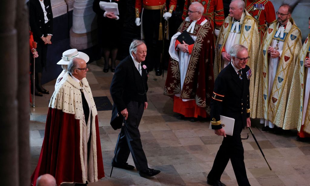 Andrew Parker Bowles en la coronación