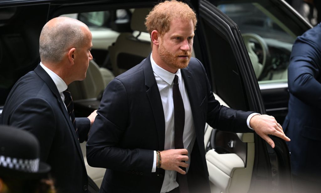 El príncipe Harry en el Tribunal Superior de Londres