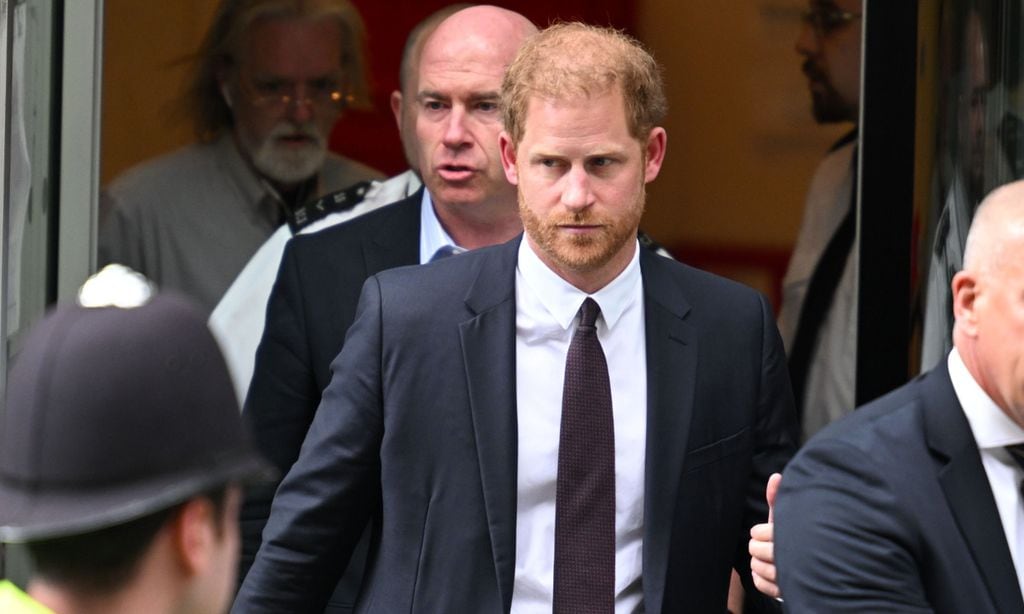 El príncipe Harry en el Tribunal Superior de Londres