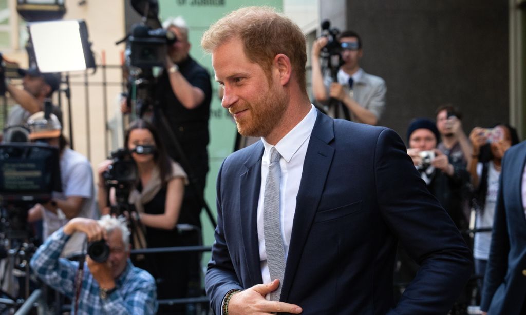 El príncipe Harry en los tribunales de Londres