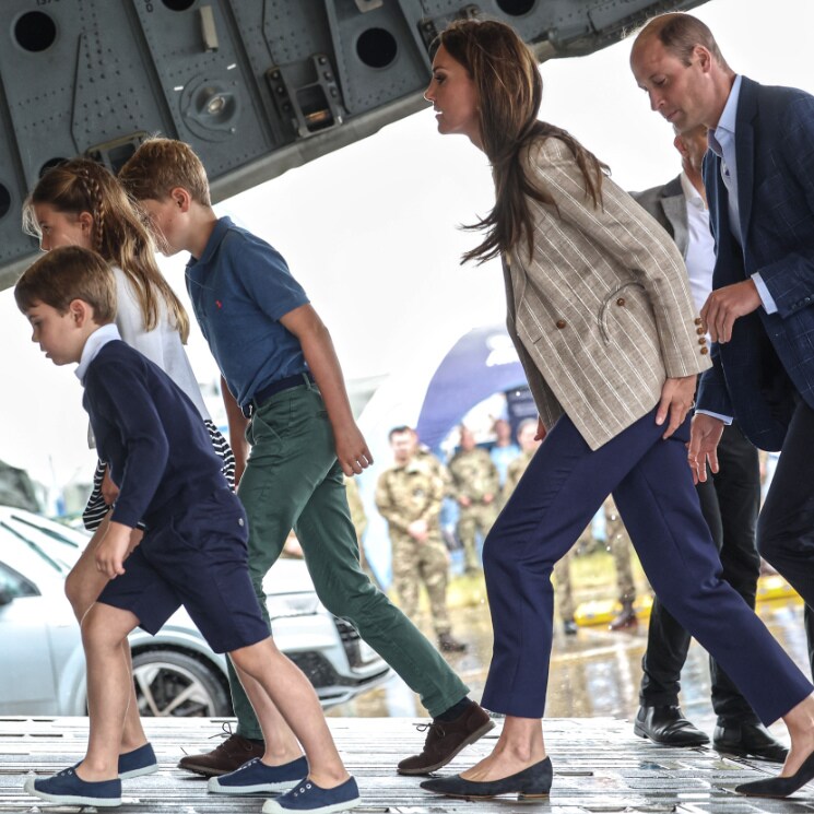 Los detalles del divertido plan de los príncipes de Gales y sus hijos visitando un espectáculo aéreo