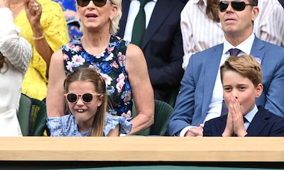Los príncipes Charlotte y George acaparan el protagonismo en la final de Wimbledon con sus gestos más divertidos