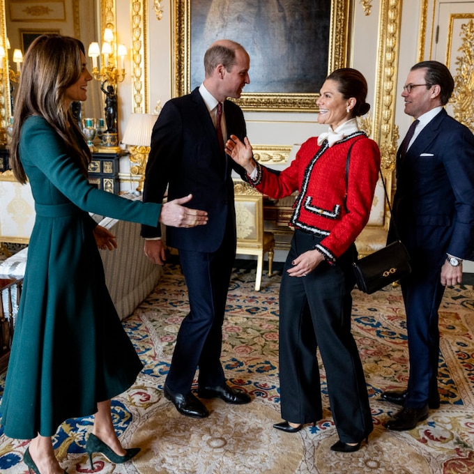 ¡Cumbre de herederos! Los príncipes de Gales reciben a Victoria y Daniel de Suecia en el Castillo de Windsor 