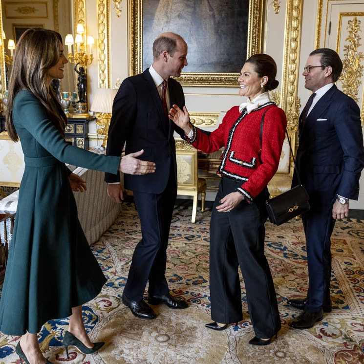 Victoria de Suecia alaba a los príncipes de Gales, sus anfitriones en su reciente viaje oficial a Reino Unido