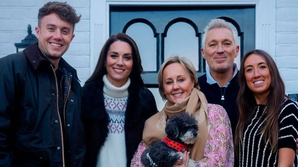 Martin Kemp con su familia y Kate Middleton