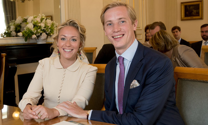 La boda de Gabrielle de Nassau y Antonius Willms, el lazo entre los Gamazo y la Familia Ducal de Luxemburgo