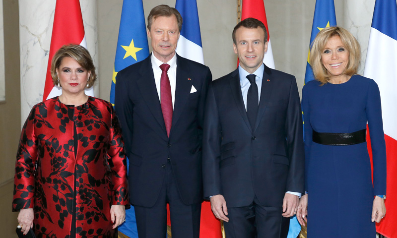 Primera visita oficial a Francia de los Grandes Duques de Luxemburgo en 40 ños