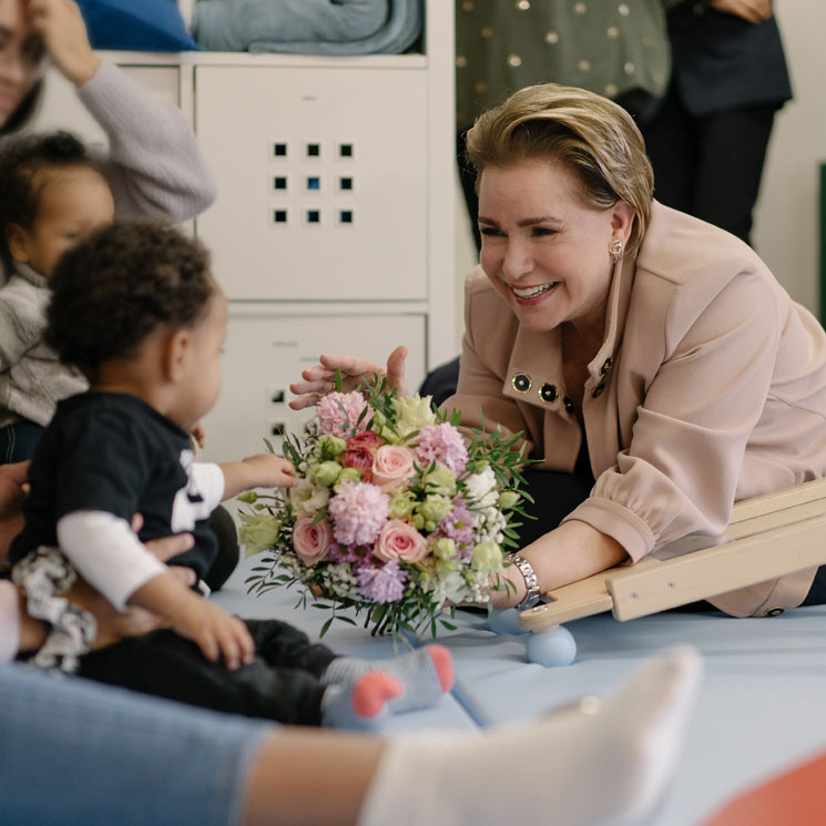 María Teresa de Luxemburgo reaparece tras la polémica con una gran sonrisa