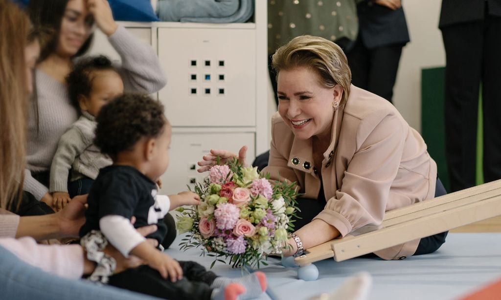 María Teresa de Luxemburgo reaparece tras la polémica con una gran sonrisa