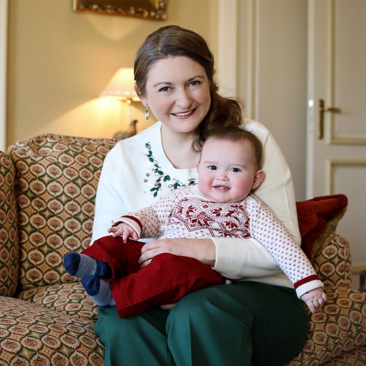 La simpática sonrisa de Charles, protagonista del cumpleaños de su mamá, Stephanie de Luxemburgo