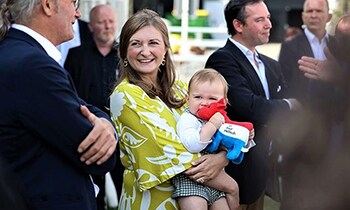 ¡Alucinando con los caballos! Las simpáticas imágenes de Charles de Luxemburgo en la Feria Agrícola