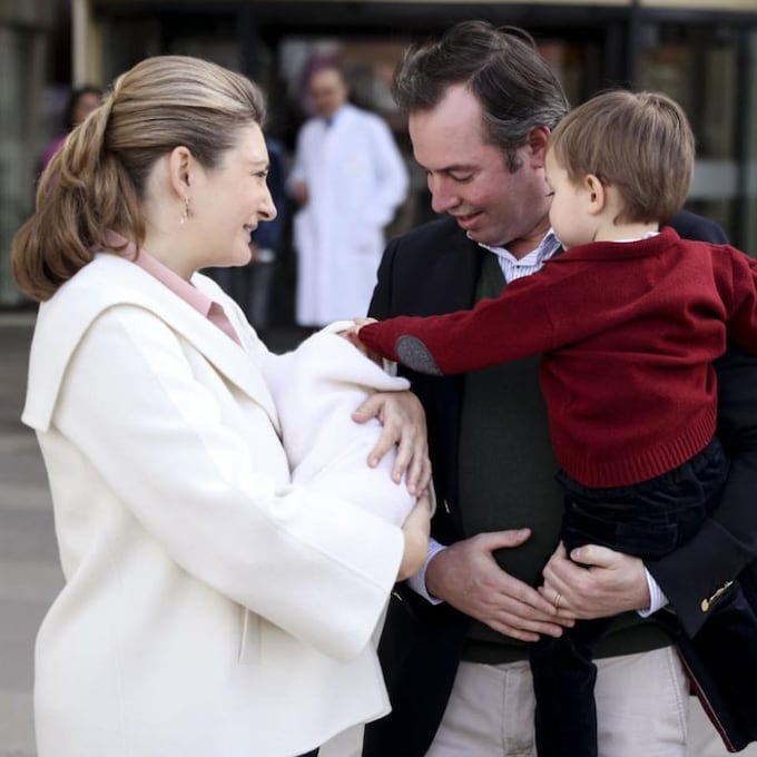 Guillermo y Stéphanie de Luxemburgo ya están en casa con su recién nacido