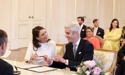 Las fotografías oficiales de la boda civil de Alexandra de Luxemburgo y Nicolas Bagory