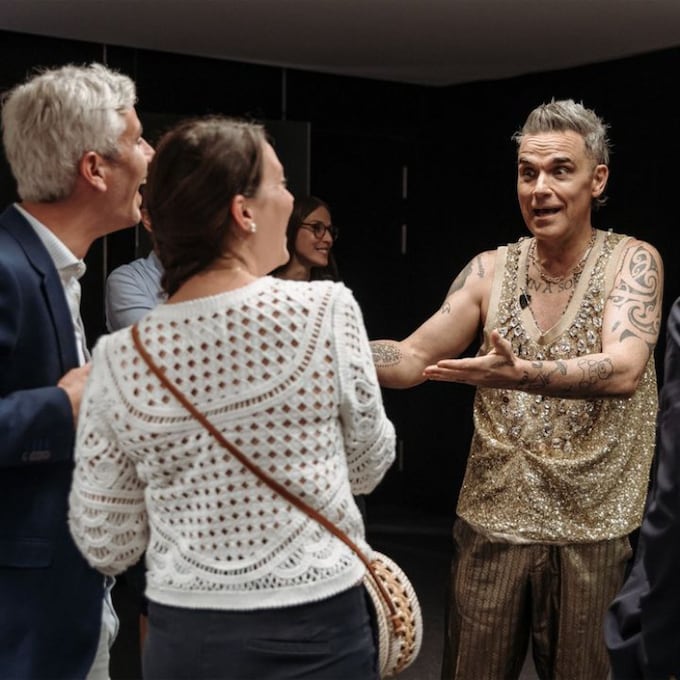  El momento fan de la Familia Gran Ducal con Robbie Williams en su concierto de Luxemburgo