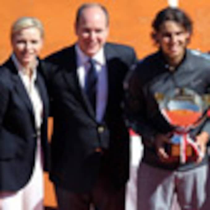 María Francisca Perelló celebra junto a la madre de Rafa Nadal el triunfo del tenista en Montecarlo
