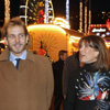 La princesa Carolina y su hijo, Andrea Casiraghi, inauguran la Navidad en Mónaco