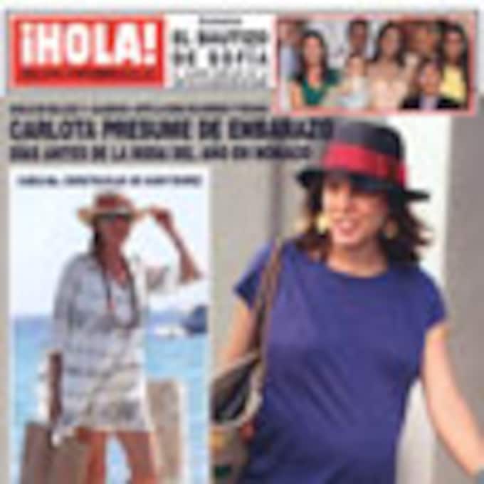 En ¡HOLA!: Carlota presume de embarazo días antes de la boda del año en Mónaco