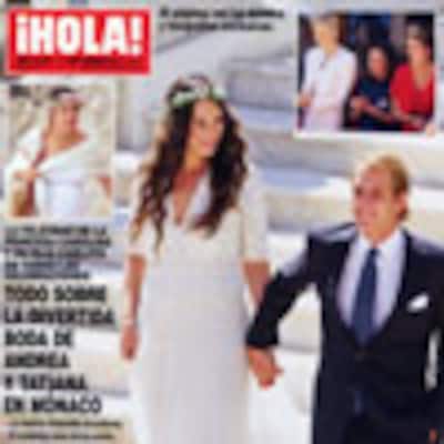 En ¡HOLA!: Todo sobre la divertida boda de Andrea y Tatiana en Mónaco