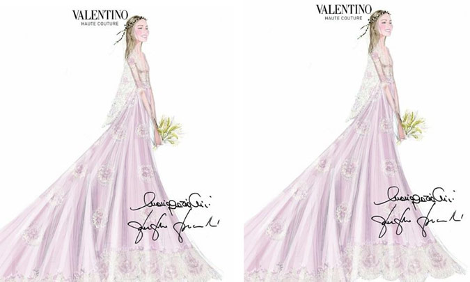 Valentino desvela el vestido con el que se casó Beatrice y HOLA.com te muestra los dos otros dos que llevó