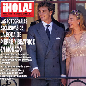 En ¡HOLA!, las fotografías exclusivas de la boda de Pierre y Beatrice en Mónaco