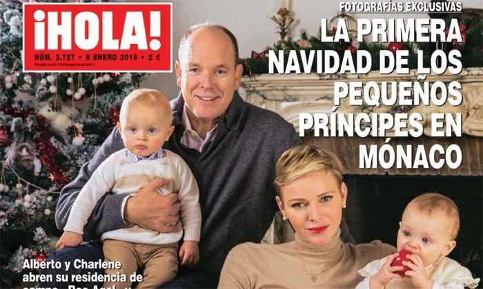 Fotografías exclusivas en ¡HOLA!, la primera Navidad de los pequeños príncipes en Mónaco