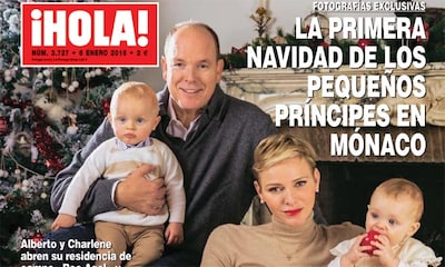 Fotografías exclusivas en ¡HOLA!, la primera Navidad de los pequeños príncipes en Mónaco