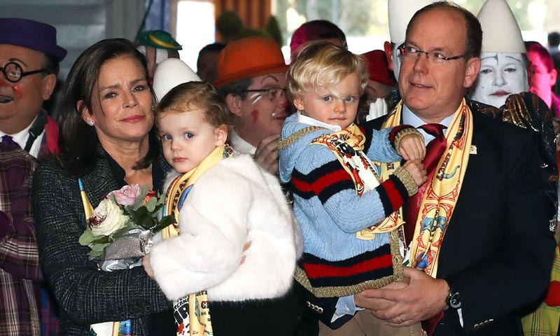 Jacques y Gabriella de Mónaco descubren la magia del circo