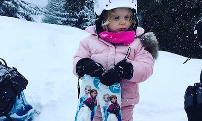 Gabriella de Mónaco hace sus pinitos como esquiadora con sólo tres años