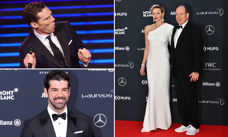 Las zapatillas de Alberto de Mónaco, el baile de Miguel Ángel Muñoz... la cara más divertida de los Premios Laureus
