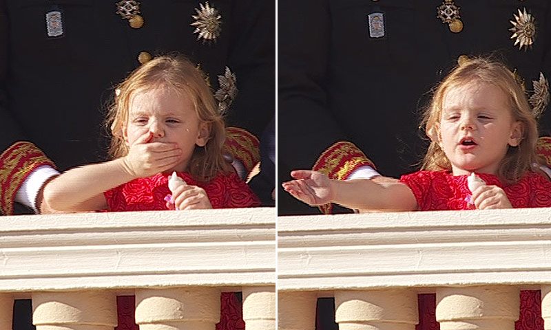 Gabriella, la hija de los príncipes Alberto y Charlene, todo amor con los monegascos