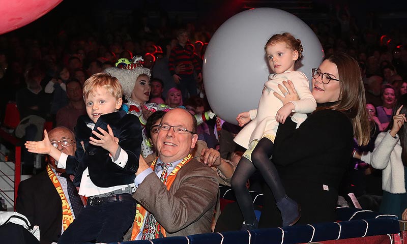 ¡Pasen y vean! Jacques y Gabriella de Mónaco, dos pequeños equilibristas en el circo