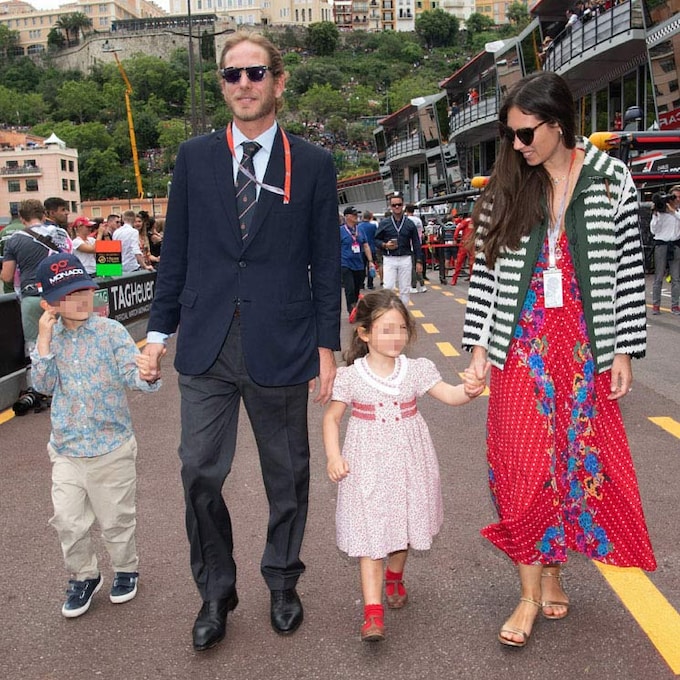 Las simpáticas imágenes de los hijos de Andrea Casiraghi y Tatiana Santo Domingo, en el GP de Mónaco