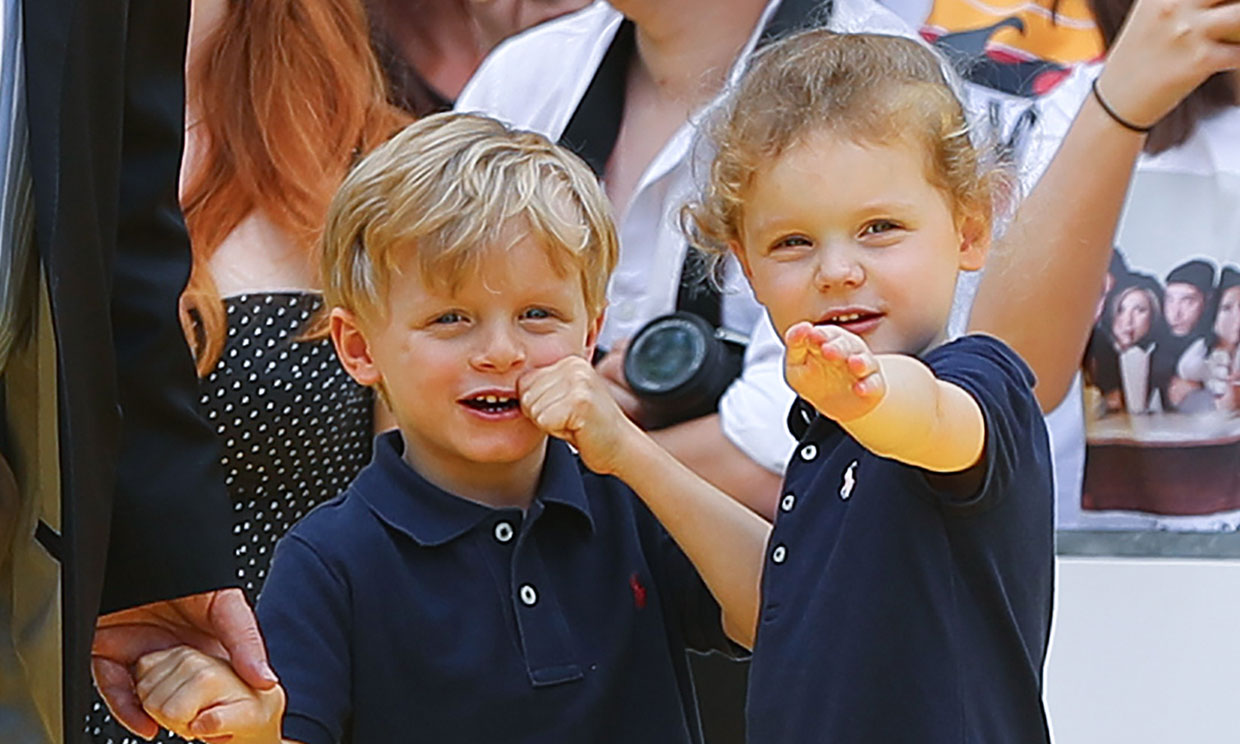 El primer día de los príncipes Jacques y Gabriella en su cole nuevo