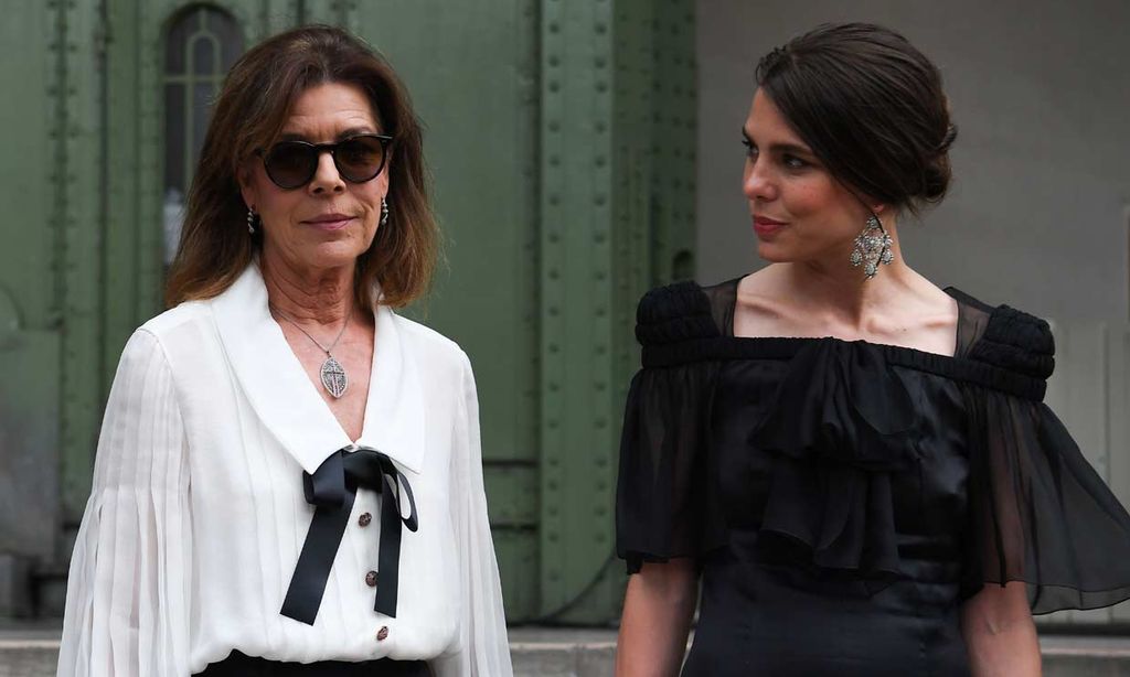 Carolina de Mónaco y Carlota Casiraghi