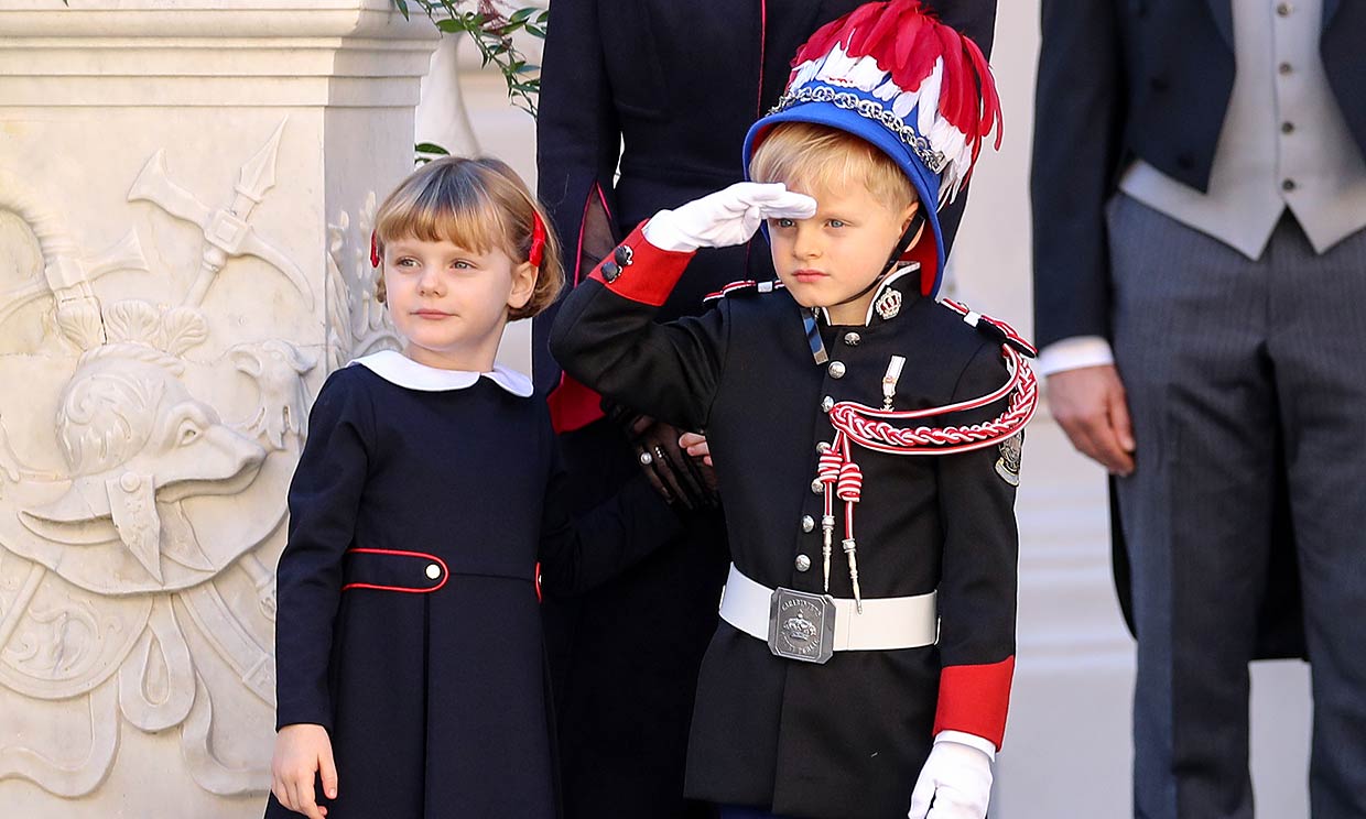 Stéfano y Francesco Casiraghi, los discretos protagonistas del Día Nacional Mónaco