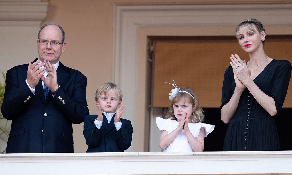 Charlene, Alberto, Jacques y Gabriella de Mónaco