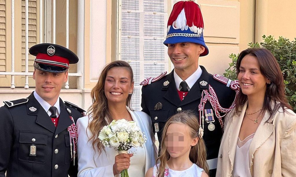 Los hijos de Estefanía de Mónaco, juntos en la boda de su hermano, el hijo mayor de Daniel Ducruet