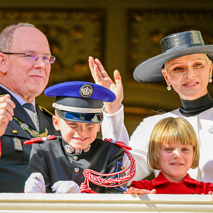 Jacques y Gabriella de Mónaco, más simpáticos que nunca, se convierten en los grandes protagonistas del Día Nacional