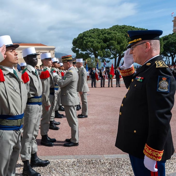 Alberto de Mónaco rememora el pasado legionario de su bisabuelo el príncipe Luis II 