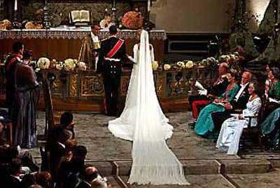 La ceremonia de boda de Haakon de Noruega y Mette-Marit Tjessem