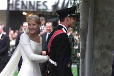 Así fue la boda del príncipe Haakon y la princesa Mette-Marit